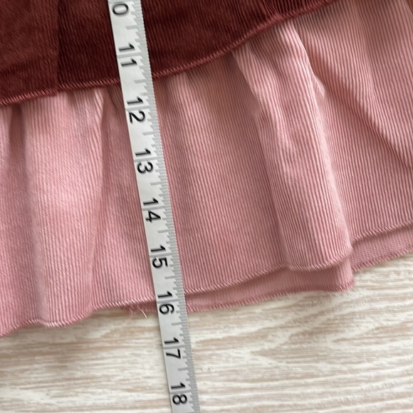 Francesca’s Tiered Ruffle Corduroy Skirt - Picture 5 of 5